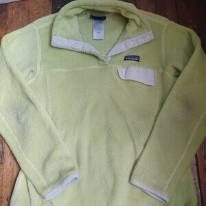 Yellow/Green Patagonia Fleece in M